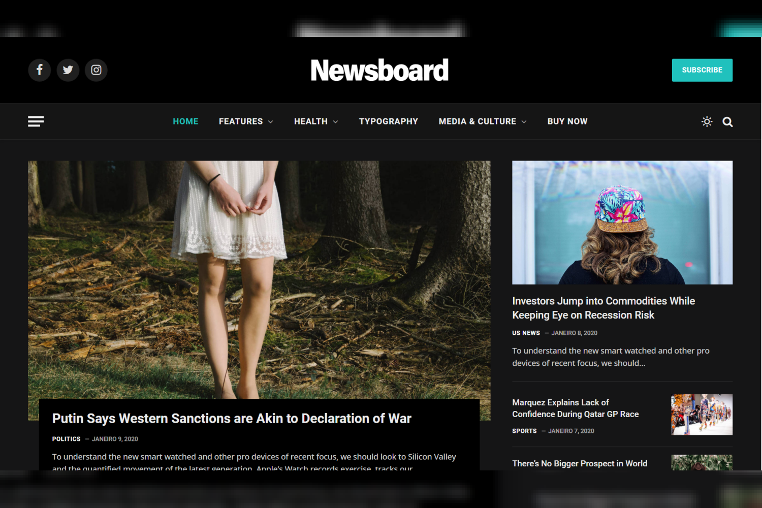 SmartMag – Revista de jornais e notícias WordPress